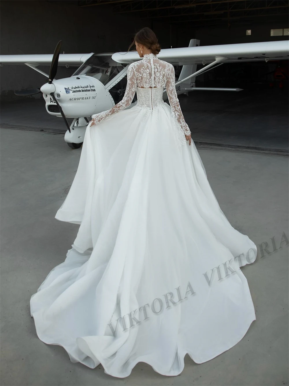 VIKTORIA Princess A-line Wedding Dresses for Woman Detachable Sleeves Sweetheart Vestidos De Casamento Personalized Customized