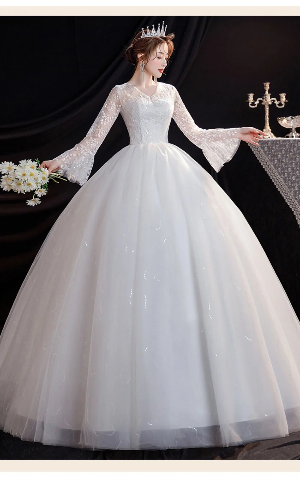 GIYSILE Boho Wedding Dress New Fantasy Lace Bridal Main Marriage Dresses French Floor Length Wedding Dress Vestidos De Novia