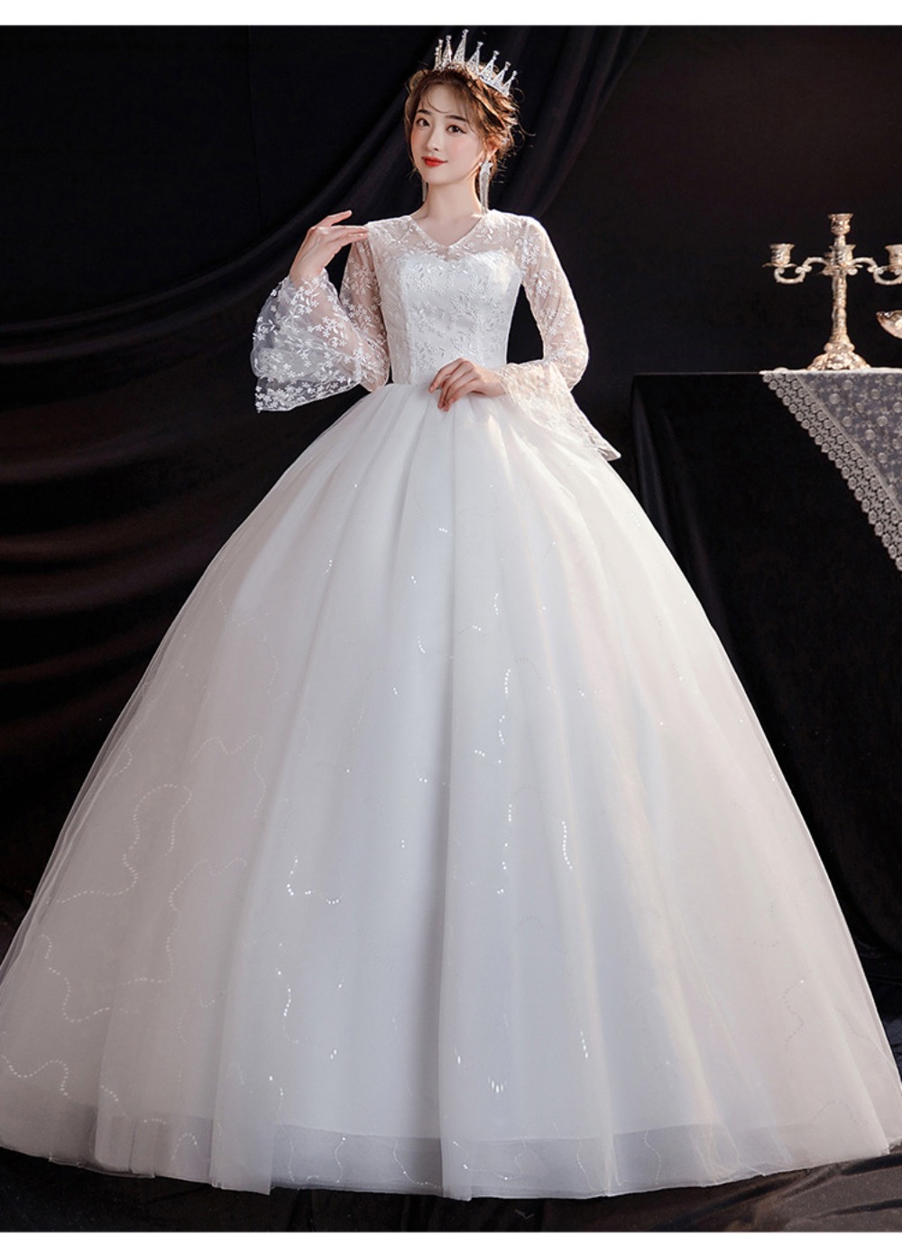 GIYSILE Boho Wedding Dress New Fantasy Lace Bridal Main Marriage Dresses French Floor Length Wedding Dress Vestidos De Novia