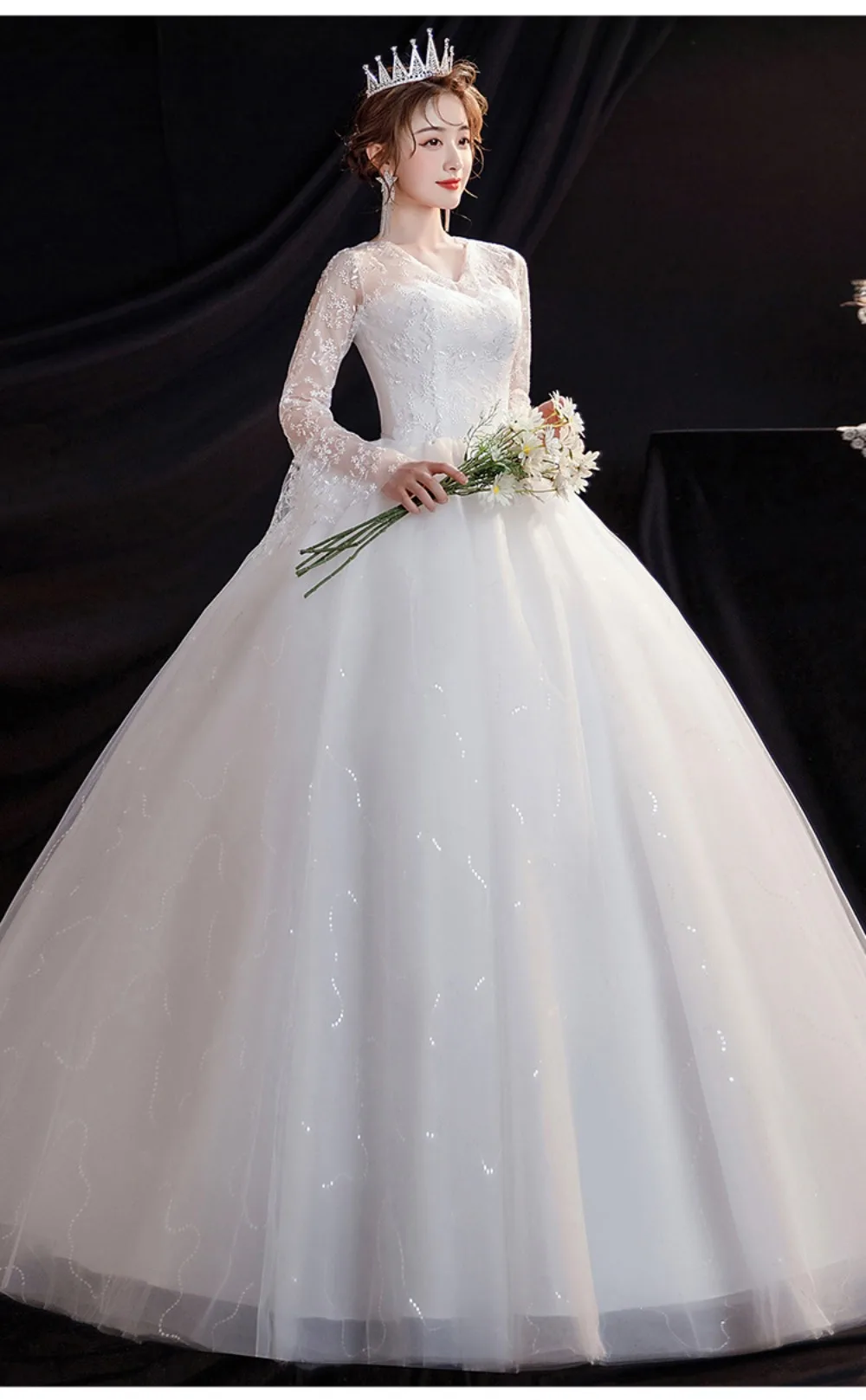 GIYSILE Boho Wedding Dress New Fantasy Lace Bridal Main Marriage Dresses French Floor Length Wedding Dress Vestidos De Novia