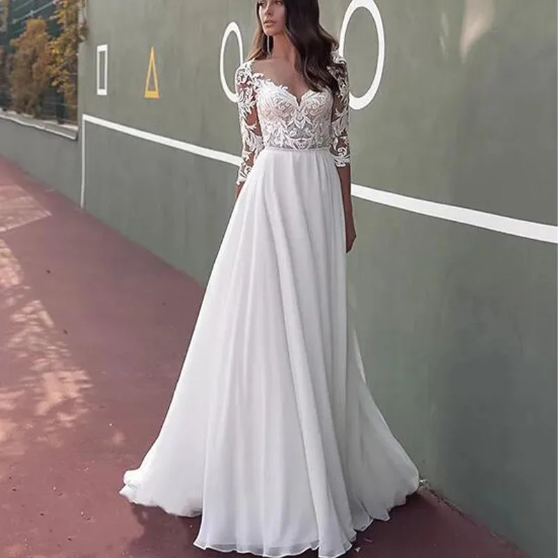 HERBURN Delicate Wedding Dresses For Women Pastrol Sweetheart Beauty Lace Up Customized Robe Mariee Robe De Soiree Mariage