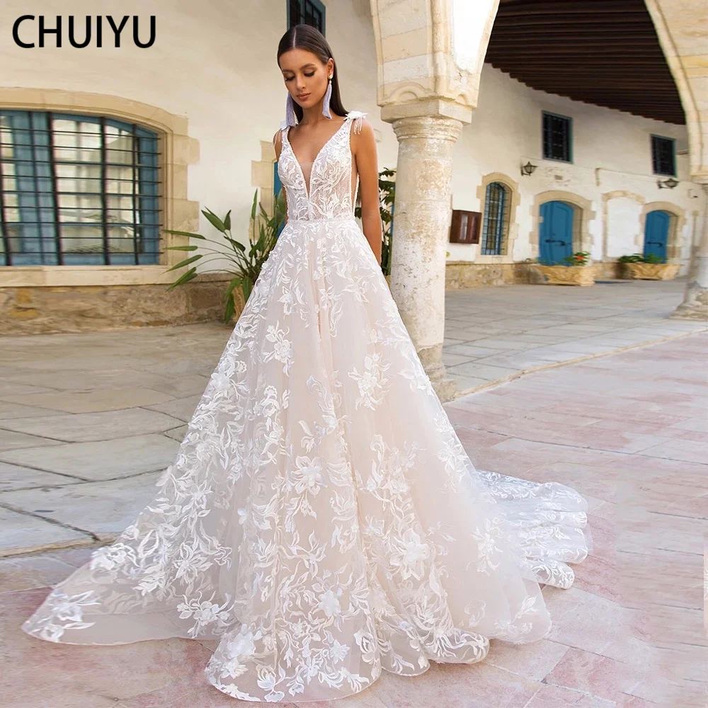 HERBURN Delicate Wedding Dresses For Women Pastrol Sweetheart Beauty Lace Up Customized Robe Mariee Robe De Soiree Mariage