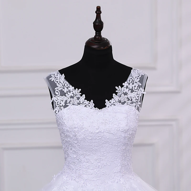 Cheap Wedding Dress Pure White Wedding Dresses With Train Customized Party Dress 2025 Brides Wedding Dresses Ashley Gloria