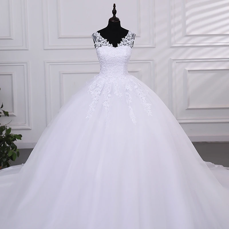 Cheap Wedding Dress Pure White Wedding Dresses With Train Customized Party Dress 2025 Brides Wedding Dresses Ashley Gloria