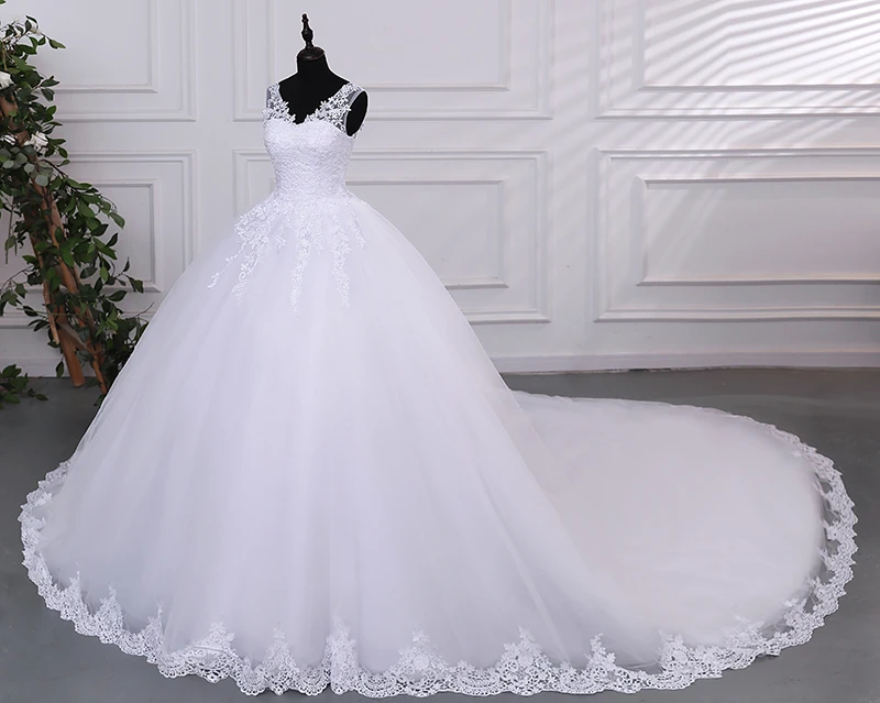 Cheap Wedding Dress Pure White Wedding Dresses With Train Customized Party Dress 2025 Brides Wedding Dresses Ashley Gloria