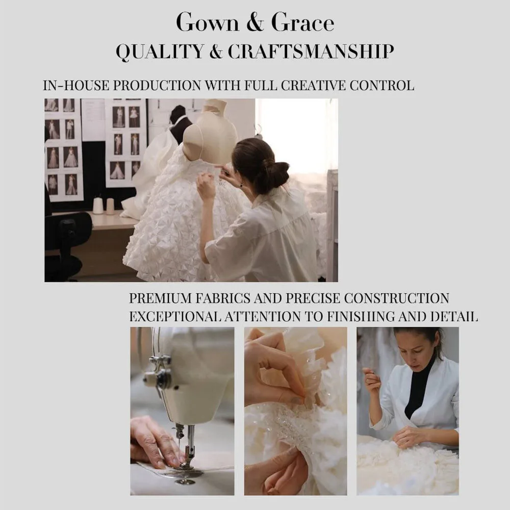 Gwn&Gce 2026 Elegant French Lace Mermaid Wedding Dresses Full Sleeves Long Floor Length Bride Gowns Formal Bridal Dresses Custom
