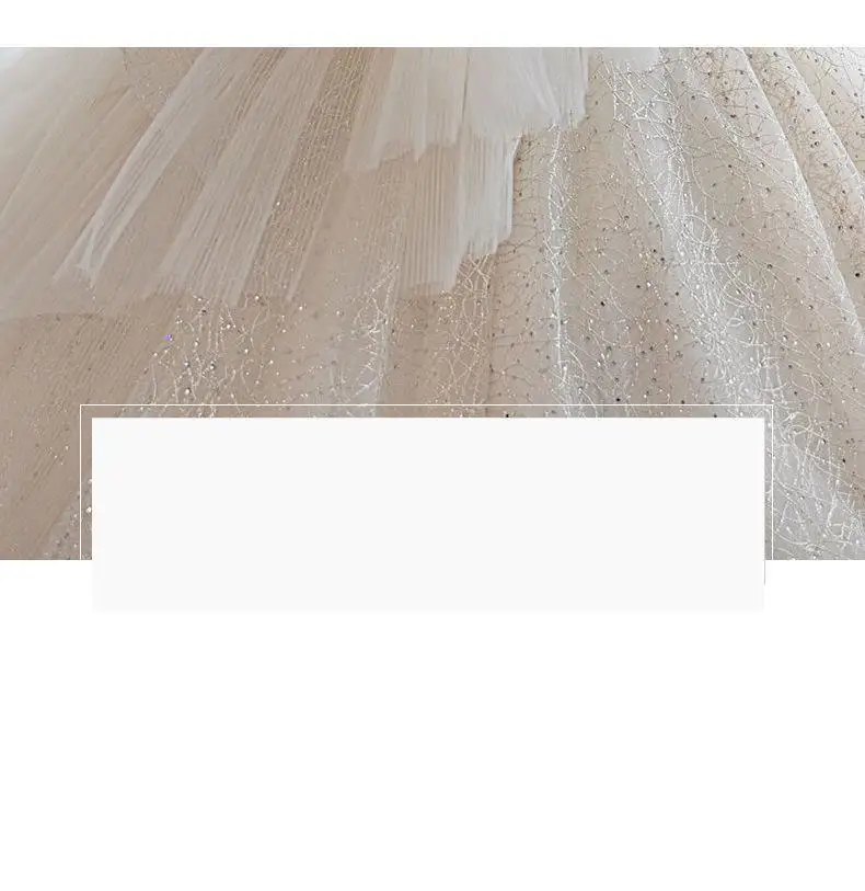Luxury Short Sleeve Wedding Dress 2026 New Bridal Dress V Neck Beading Shinning Ball Gown Sweep Train Vestido Noiva Customized