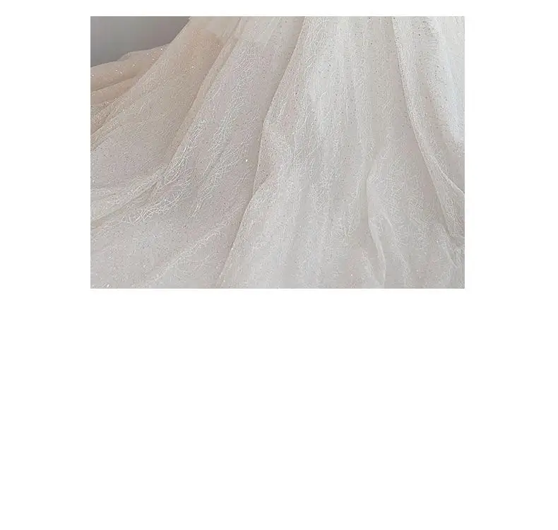Luxury Short Sleeve Wedding Dress 2026 New Bridal Dress V Neck Beading Shinning Ball Gown Sweep Train Vestido Noiva Customized