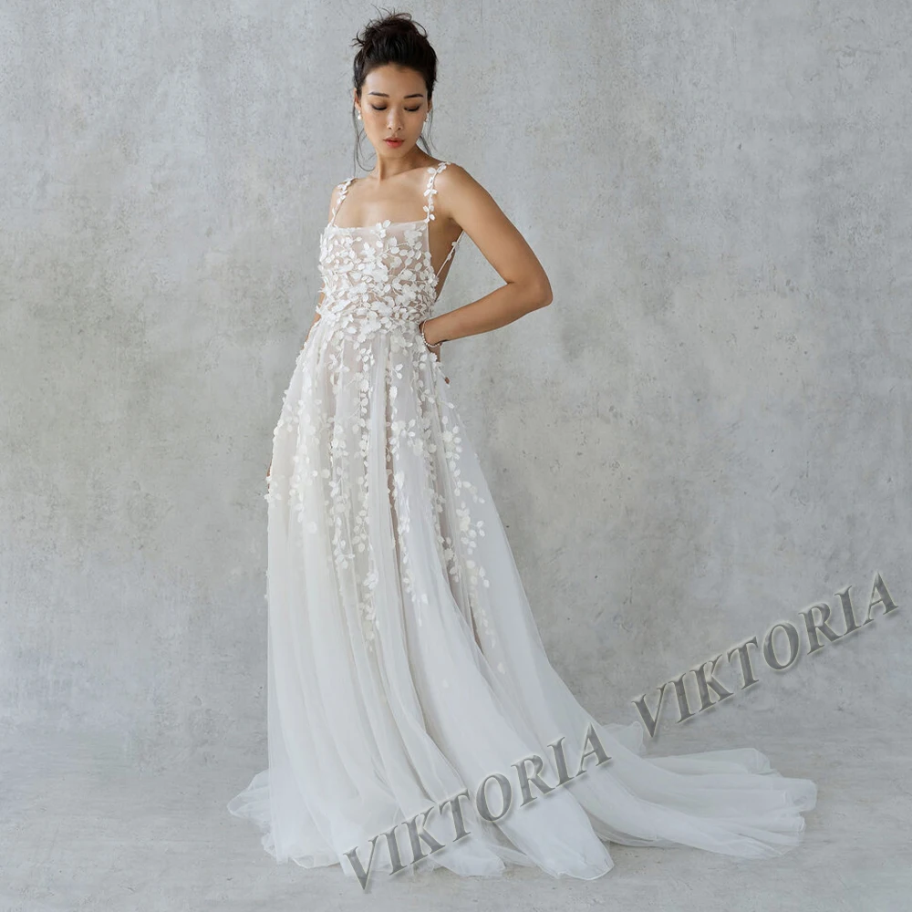 VIKTORIA Classic 2025 Wedding Dresses Cap Sleeves Sweetheart For Bride A-LINE Appliques Women Vestidos De Novia Drop Shipping