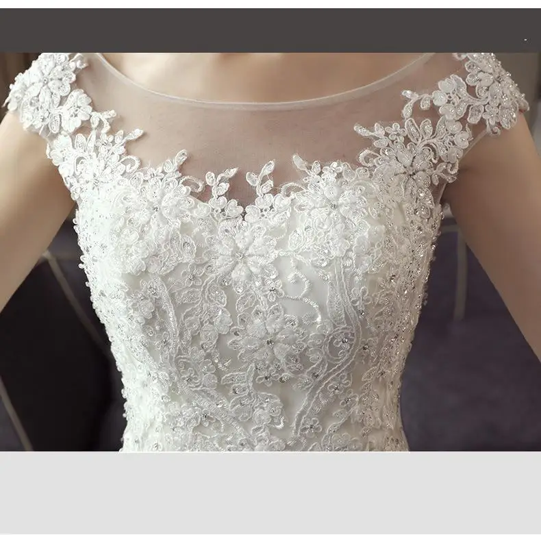Vestido De Noiva 2026 The Bridal O-neck Court Train Luxury Lace Embroidery Mermaid Princess Luxury Wedding Dress Customized