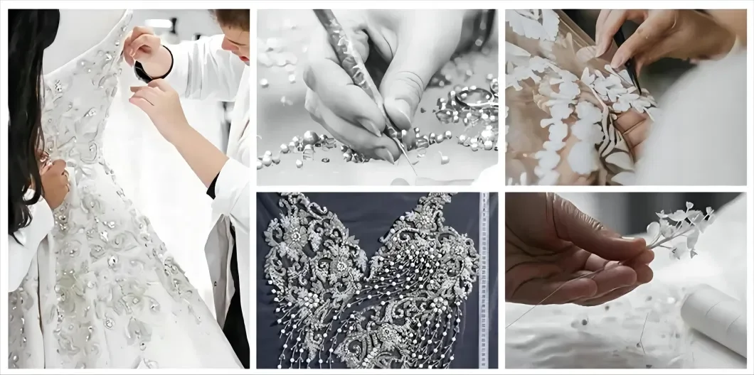 Customized High Quality New Mermaid Wedding Dress O-Neck Lace Applique Tulle Open Back Bride Dresses Floor Length robe de mariée