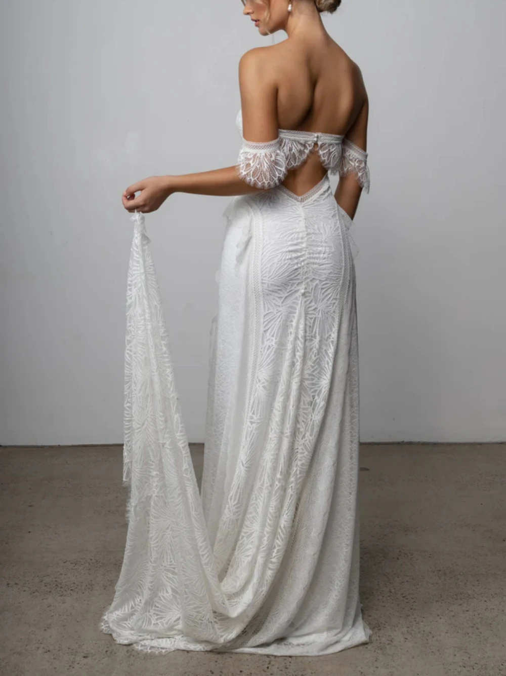 Beach Sweetheart Neck Wedding Dresses Lace Applique Customized Dress For Bride Elegant Floor-length Bridal Gown Vestido De Novia
