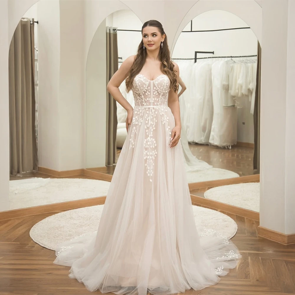 Lace Applique V-neck A-Line Wedding Dress with Cap Sleeves Custom Made Brial Gown 2026 Popular Grown Design