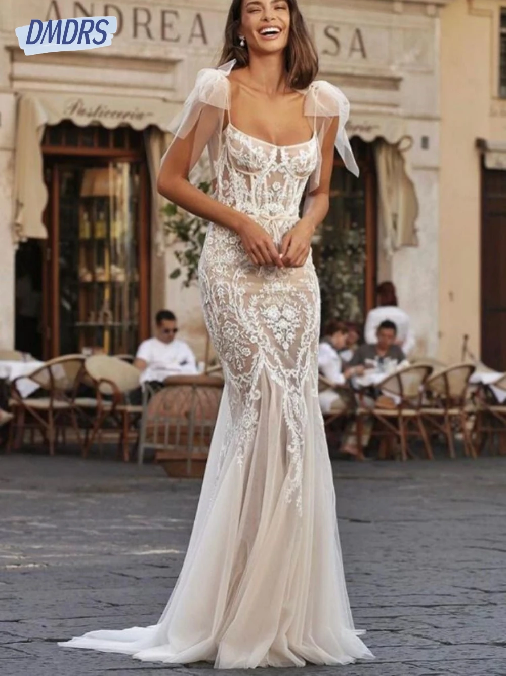 Classic Strapless Wedding Dresses Backless Mermaid Dress For Bride Elegant Appliques Customized Bridal Gown Vestido De Novia