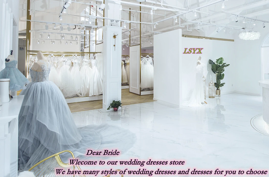 LSYX Muslim Beaded Coat O Neck Long Sleeves Mermaid Wedding Dress Crepe Zipper Back Floor Length Bridal Gown Custom Made