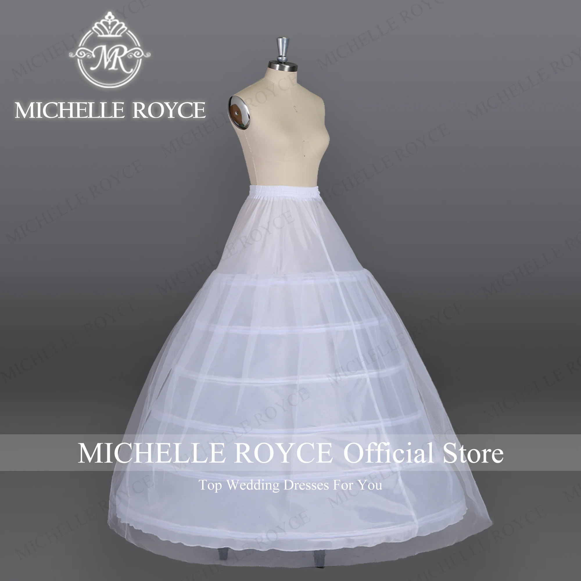Crinoline Long Petticoat For Wedding Dress Underskirt Half Slips Wedding Accessories