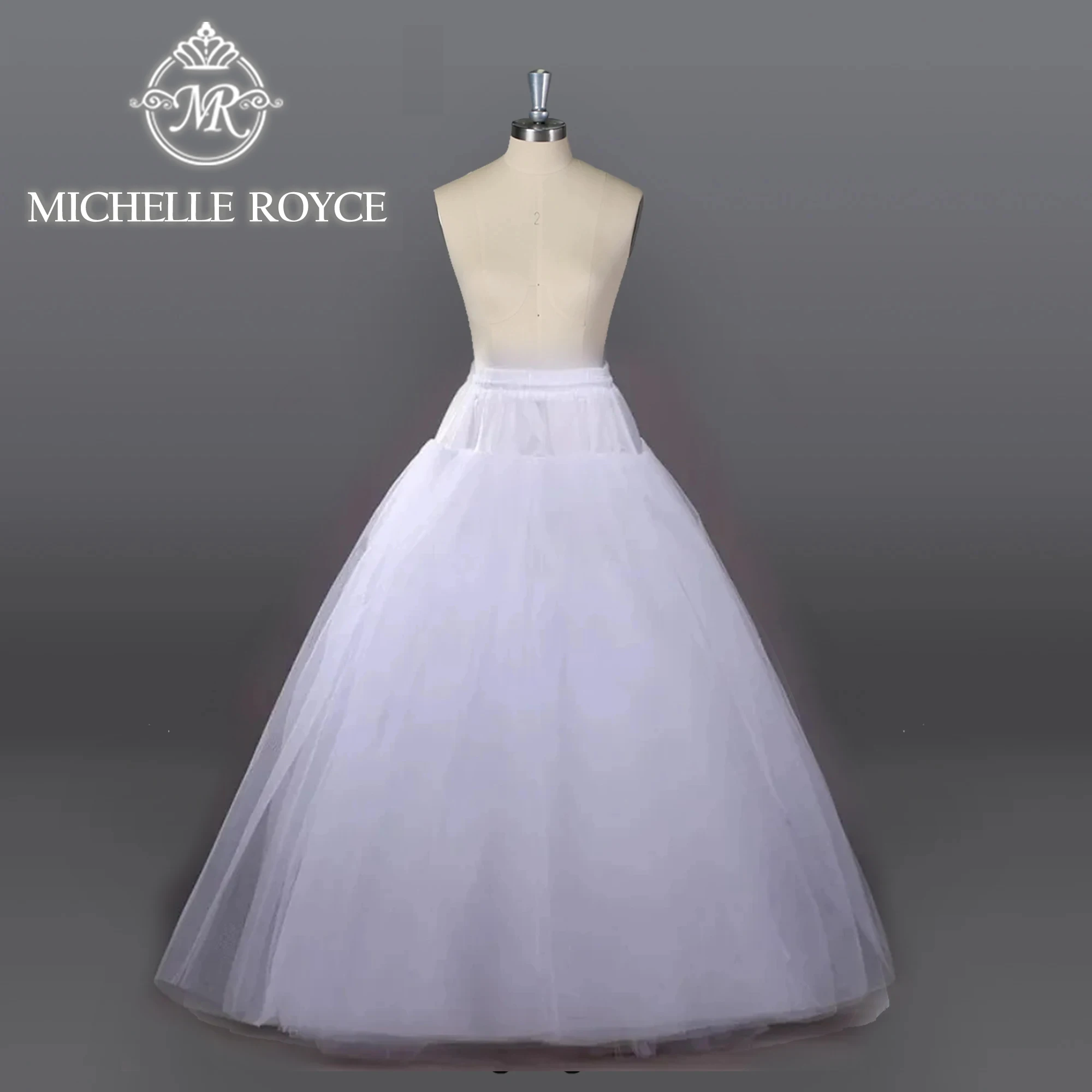 Crinoline Long Petticoat For Wedding Dress Underskirt Half Slips Wedding Accessories