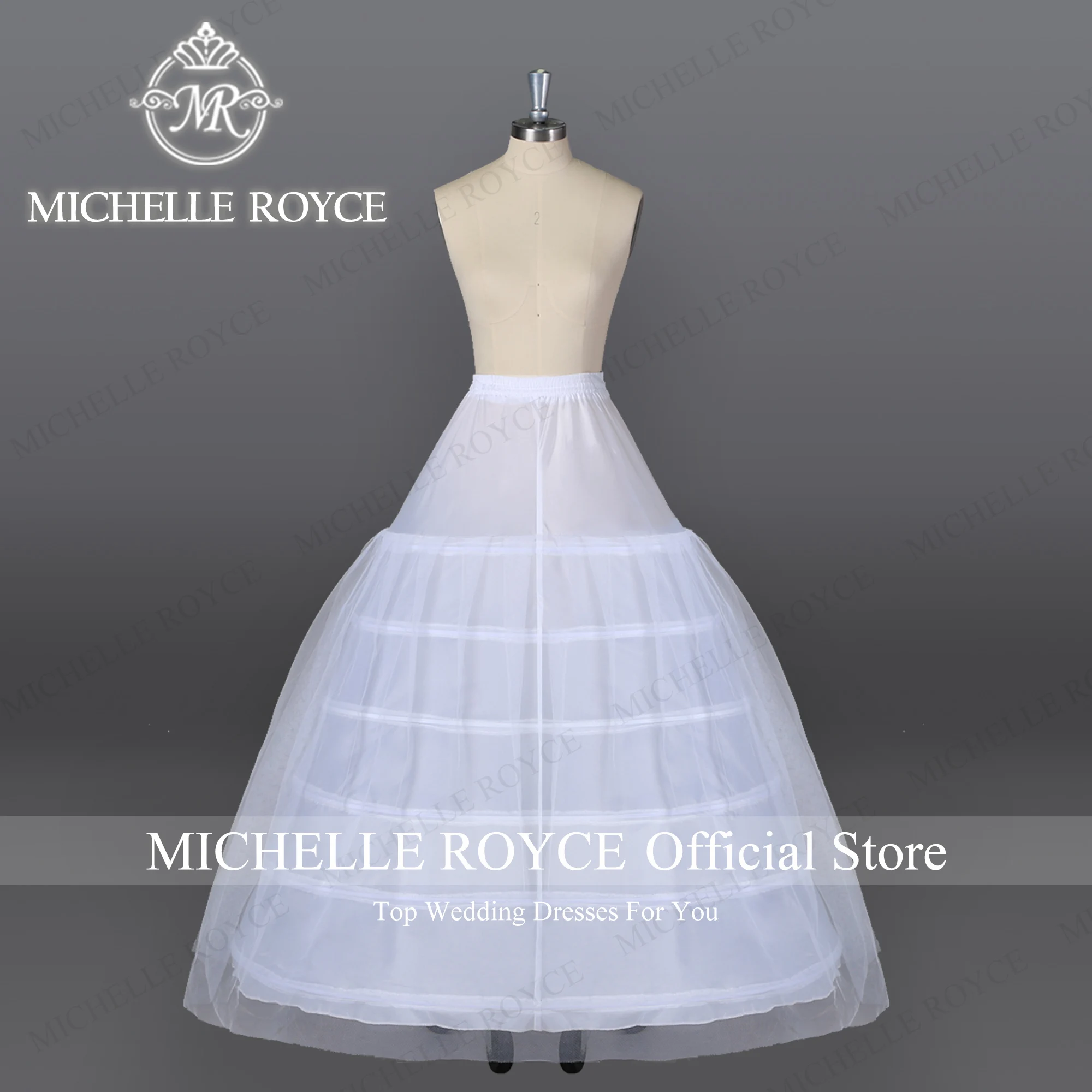 Crinoline Long Petticoat For Wedding Dress Underskirt Half Slips Wedding Accessories