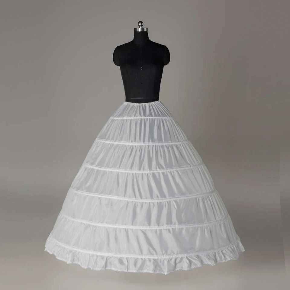 Crinoline Long Petticoat For Wedding Dress Underskirt Half Slips Wedding Accessories