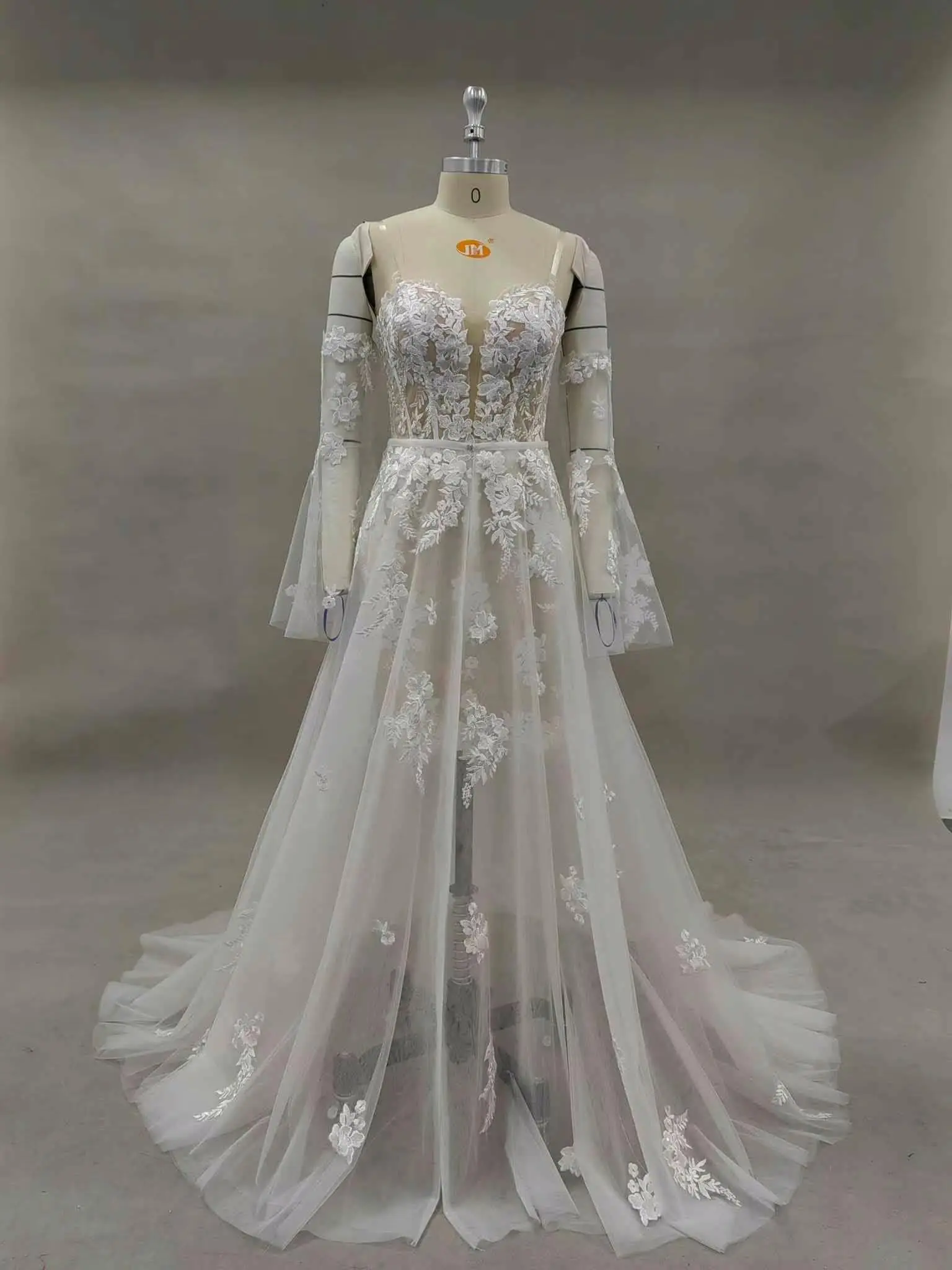 Short Wedding Dress Summer Wedding Gown for Women 2 Pcs Bridal Dress with Detachable Train Off Shoulder Bridal Gown