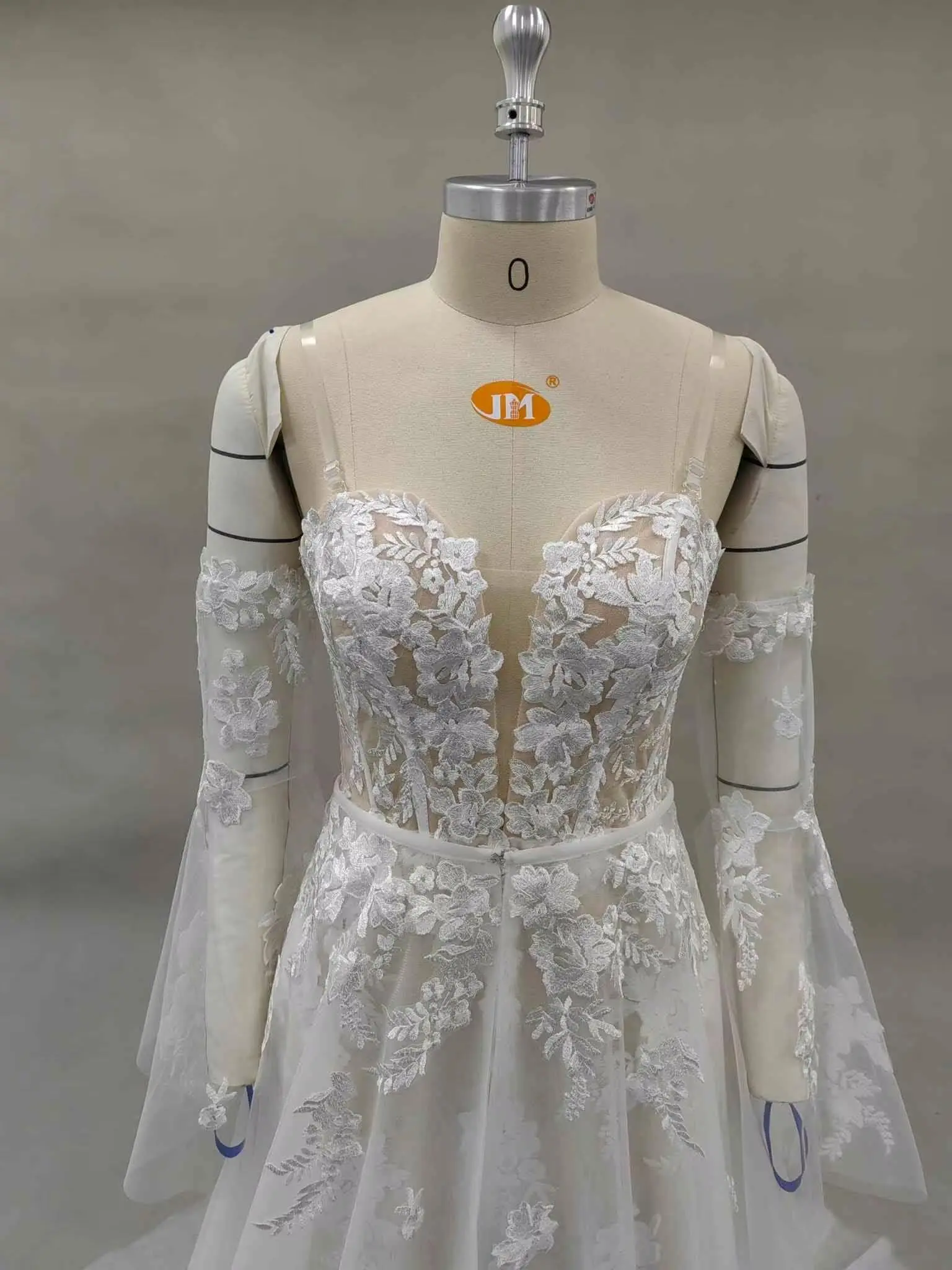 Short Wedding Dress Summer Wedding Gown for Women 2 Pcs Bridal Dress with Detachable Train Off Shoulder Bridal Gown