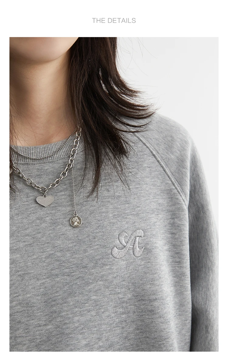 CHIC VEN Women Sweatshirts Loose Casual New O Neck Raglan Sleeves Long Sleeved Female Tops Pullover Spring Autumn 2025