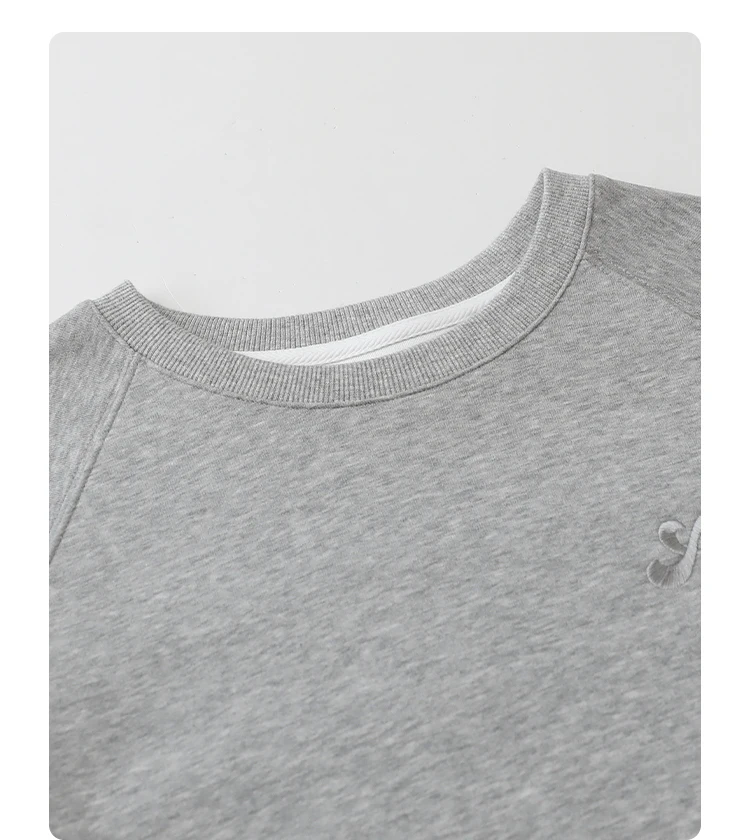 CHIC VEN Women Sweatshirts Loose Casual New O Neck Raglan Sleeves Long Sleeved Female Tops Pullover Spring Autumn 2025