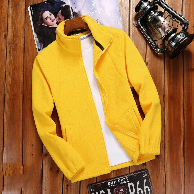 2023 Autumn Winter New Women Fleece Zip-up Sweatshirts Tops Brand Long Sleeve Running Style Solid Color Warm Polar Fleece Coat