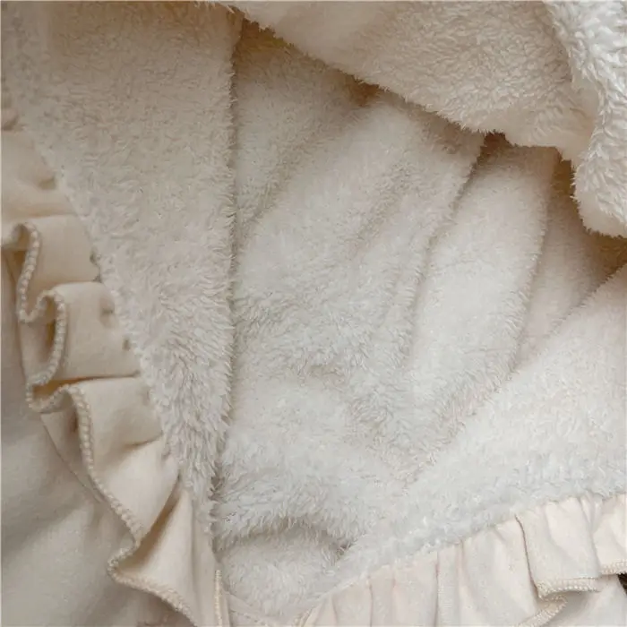 Korean Sweet Kawaii Lolita Fungus Hoodie Cardigans Loose Long Sleeve Sweater Mujer Y2k Street Thicked Warm Woolen Coat Autumn