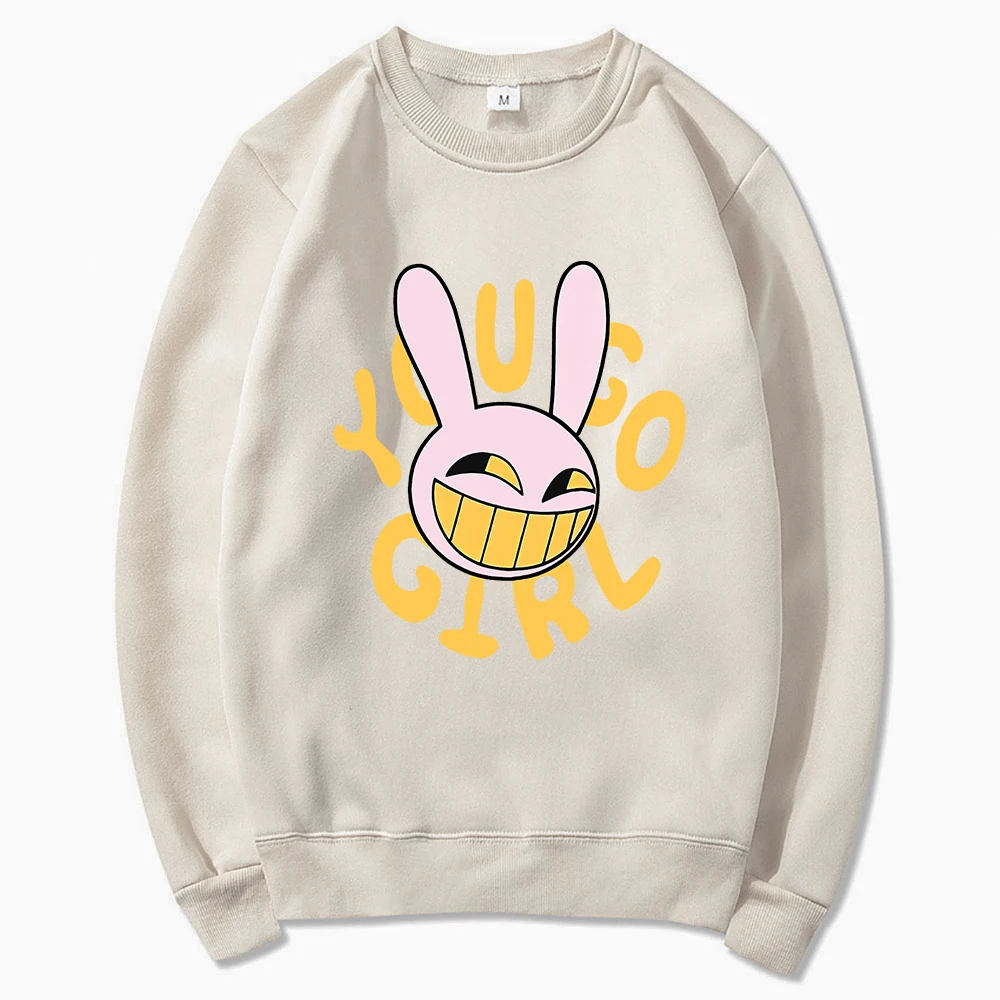 YOU GO GIRL Digital Circus Jax Hoodie Fashion Women Harajuku Funny Cute Rabbit Hoodie Unisex Cartoon Vintage Pullover Sweatshirt