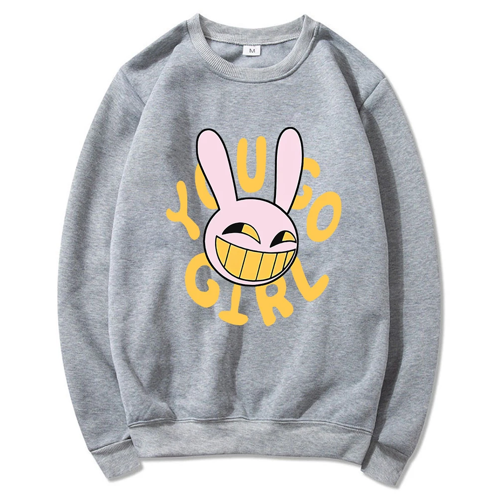 YOU GO GIRL Digital Circus Jax Hoodie Fashion Women Harajuku Funny Cute Rabbit Hoodie Unisex Cartoon Vintage Pullover Sweatshirt