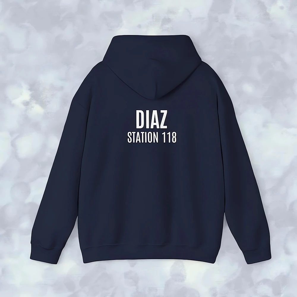 9-1-1 TV Show LAFD Hoodie Evan Buckley Eddie Diaz Bobby Nash Hen Wilson Han Shirt Firefighter Tv Show Merch Trendy Halloween Top