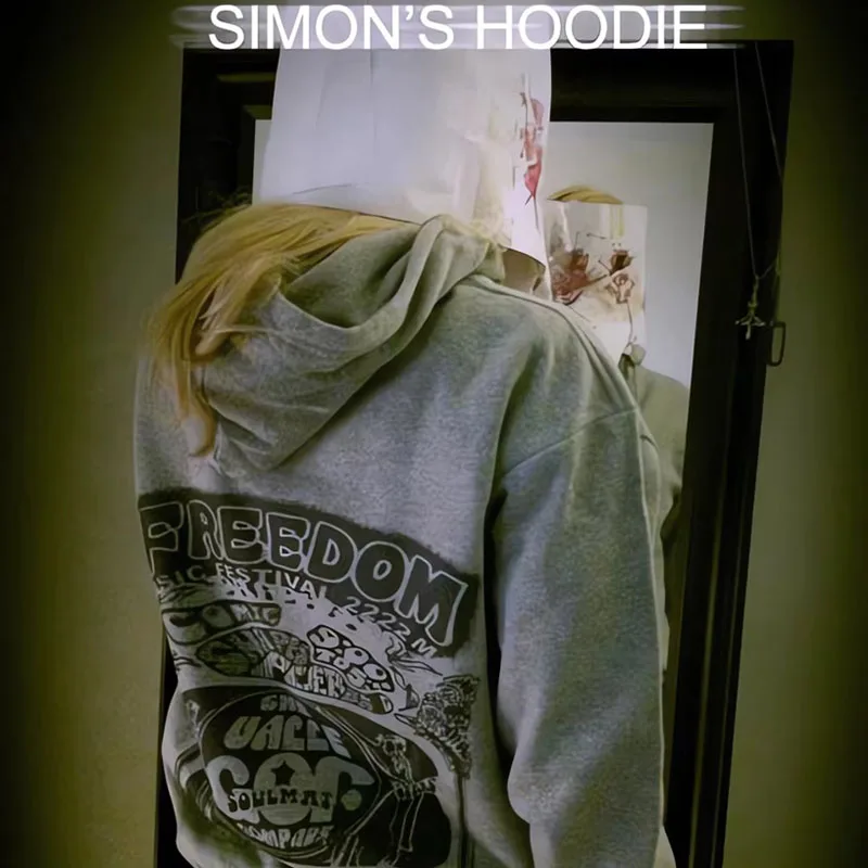 Zipped Hoodie Cry of Fear Simon's Hooded Cosplay Sweatshirt Winter Sweater Gamer Gift Trendy Aesthetic Hoodies