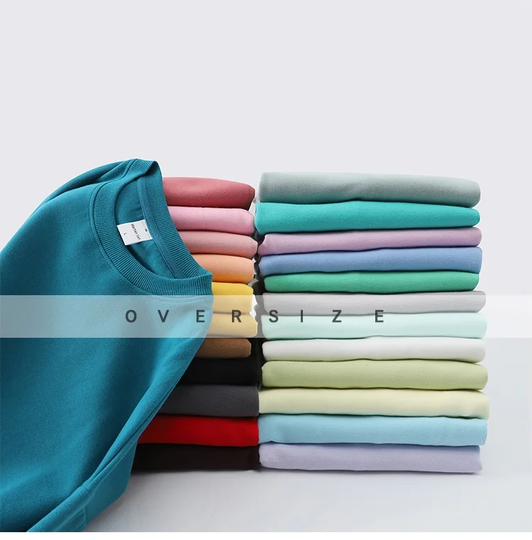 Blue Cotton Sweatshirts Oversize Women O Neck Loose Pullovers Long Sleeve Top Solid Oversized Green Sweatshirt For Women