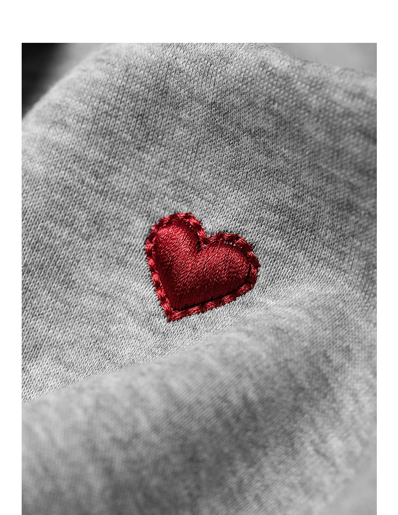 TOYOUTH Women's Air Cotton Sweatshirt Jacket 2026 Autumn New Plaid Patchwork Heart Embroidery College