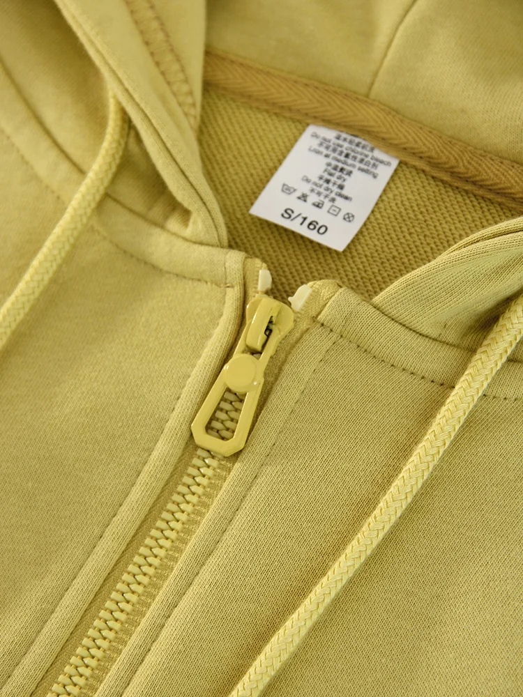 Hoodies Oversized Zip Up Sweatshirt Women White Cotton Fall Sweatshirt With Hood Zipper Gray Hooded Sweatshirts Zip Coat Women