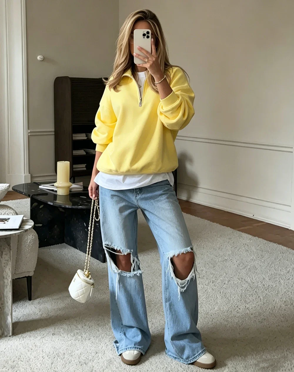 Fashion Women's Zip-up Sweatshirt Oversized Autumn Red Vintage Pinterest Sweatshirt with Zipper Cotton Long-sleeved Street Style