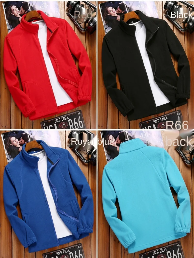 2025 New Multicolor Women's Zipper Cardigan Sweatershirt Warm Coral Jacket Ladies Outdoor Running Polar Fleece Coat Clothes