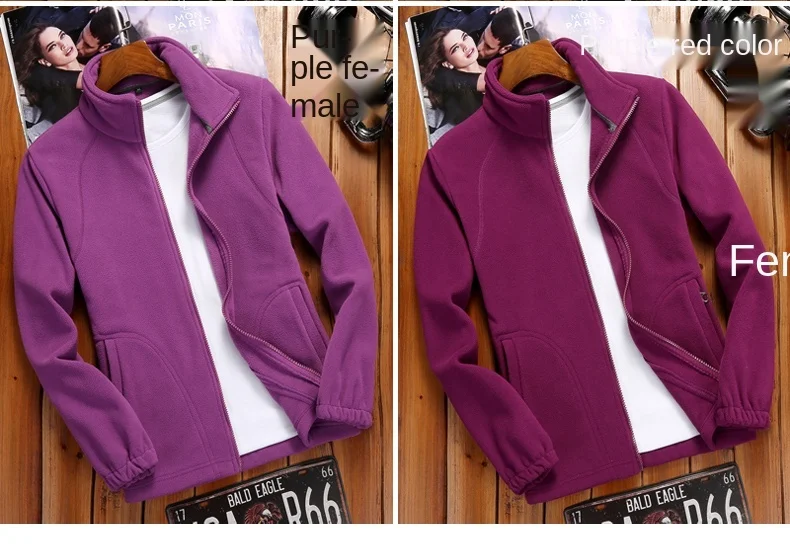 2023 Winter New Women's Zipper Cardigan Sweatershirt Warm Coral Jacket Ladies Outdoor Running Style Polar Fleece Coat Clothes