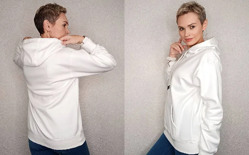 Streamgirl Winter Warm Fleece Hoodies For Women Green White Loose Sweatshirts With Hoodie Pink Pullover Hoodies Women Velvet Top
