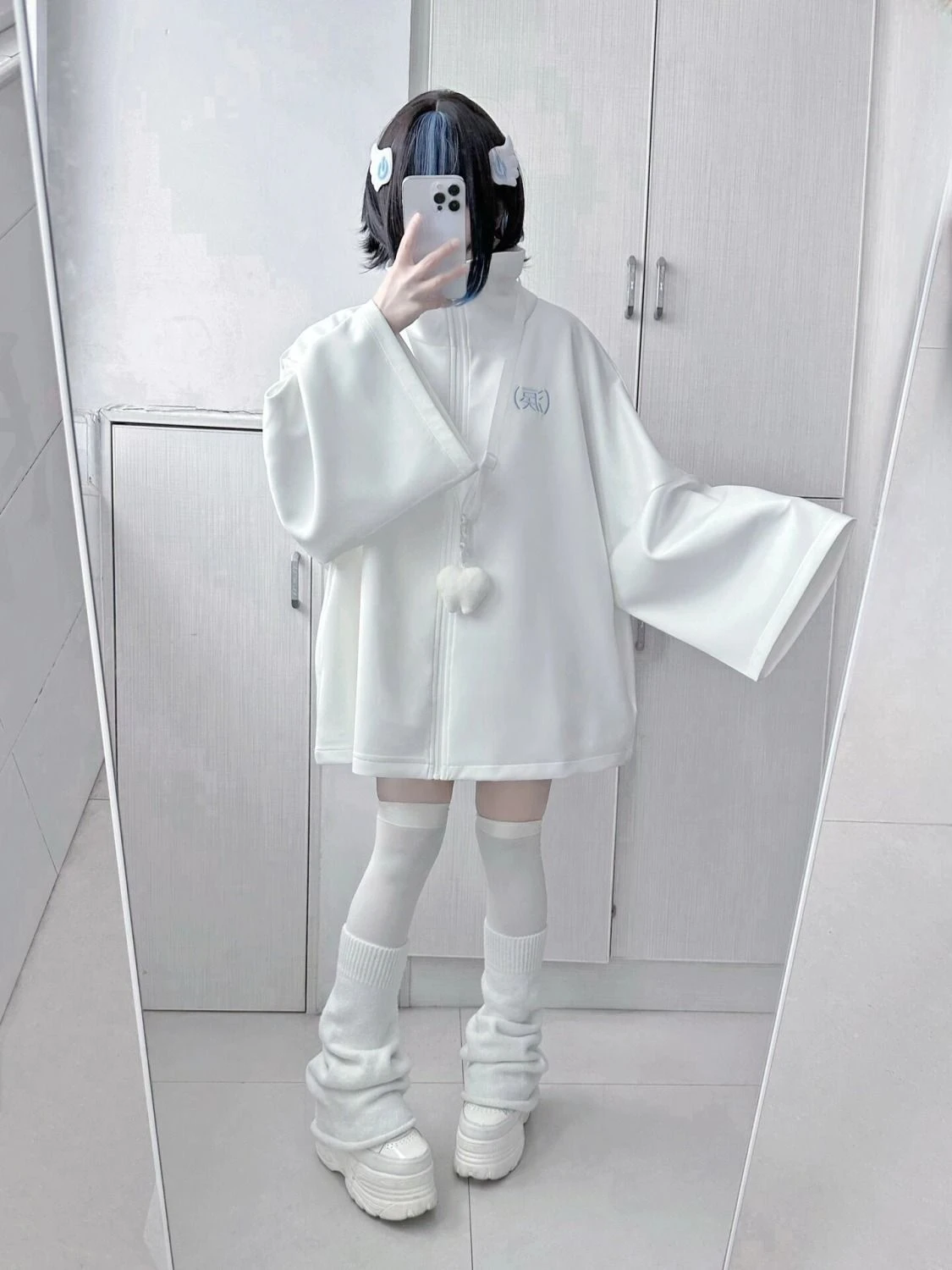Spring Japanese Casual Solid Hoodies Women Loose Y2k Aesthetic Oversized Embroidery Coats Harajuku Zipper Grunge Sweatshirts