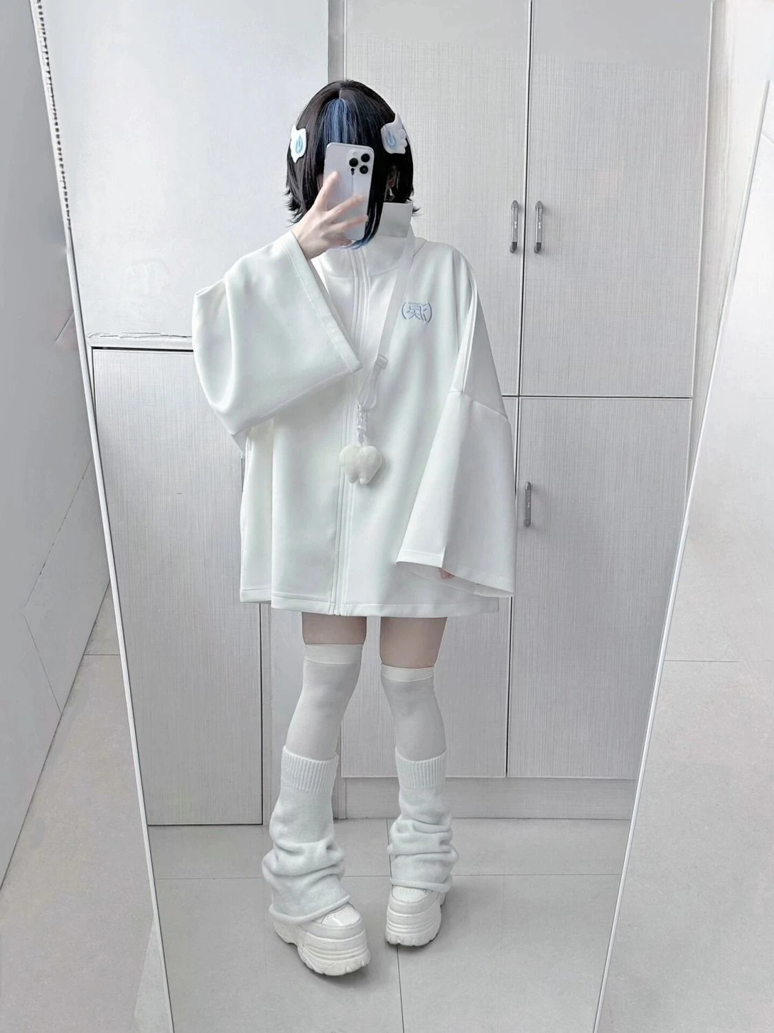 Spring Japanese Casual Solid Hoodies Women Loose Y2k Aesthetic Oversized Embroidery Coats Harajuku Zipper Grunge Sweatshirts
