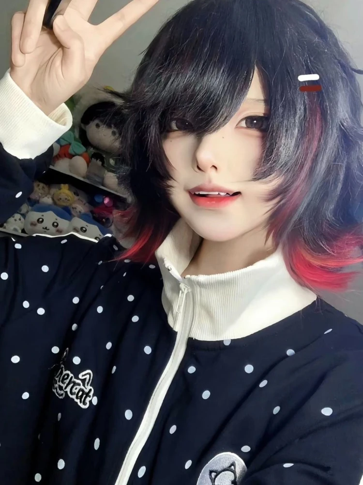 HOUZHOU Y2k White Cutecore Juminocore Polka Dot Women Zipper Hoodies Sweet Long Sleeve Japanese Style Coat Kawaii Loose Casual