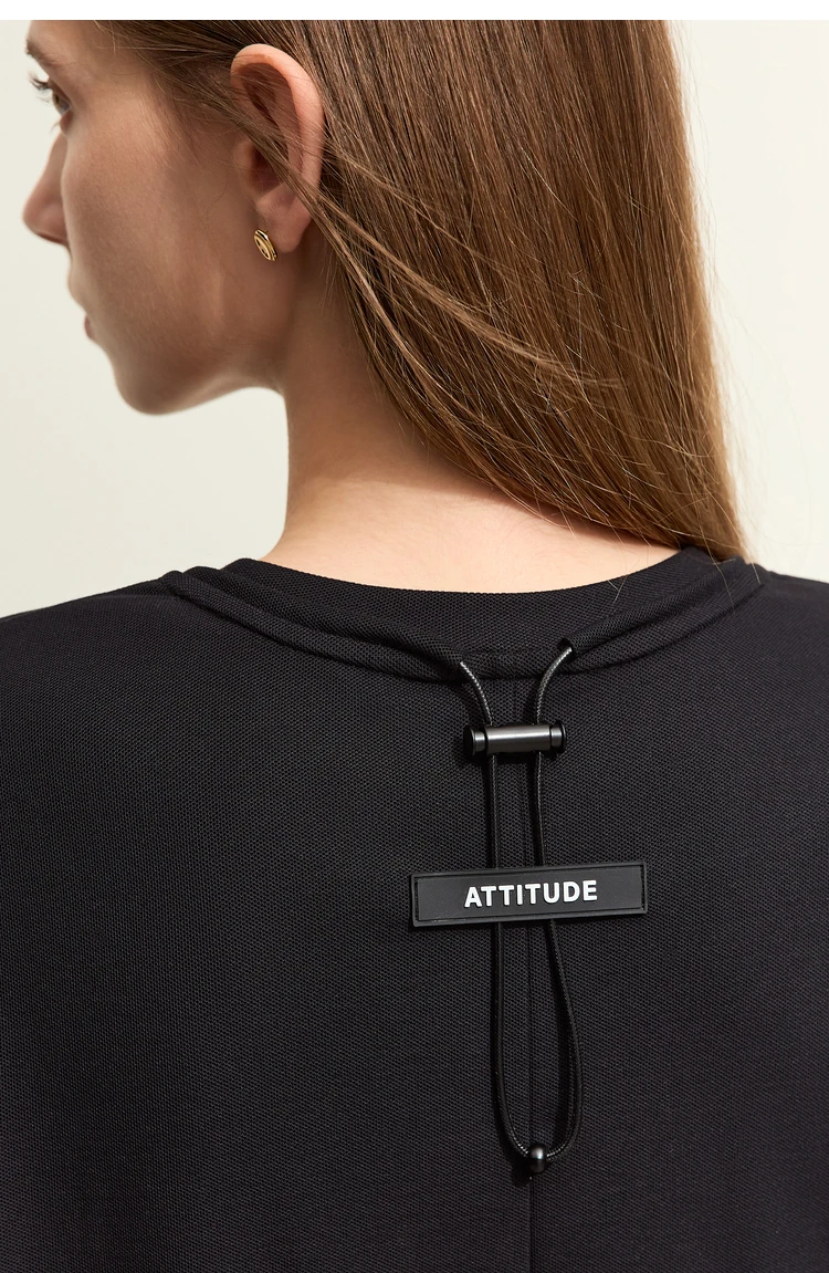 AMII Minimalist Sporty Hoodies for Women 2024 Autumn New Loose Cozy Bottom Shirt Trendy Crewneck Draw String Pullovers 12421006