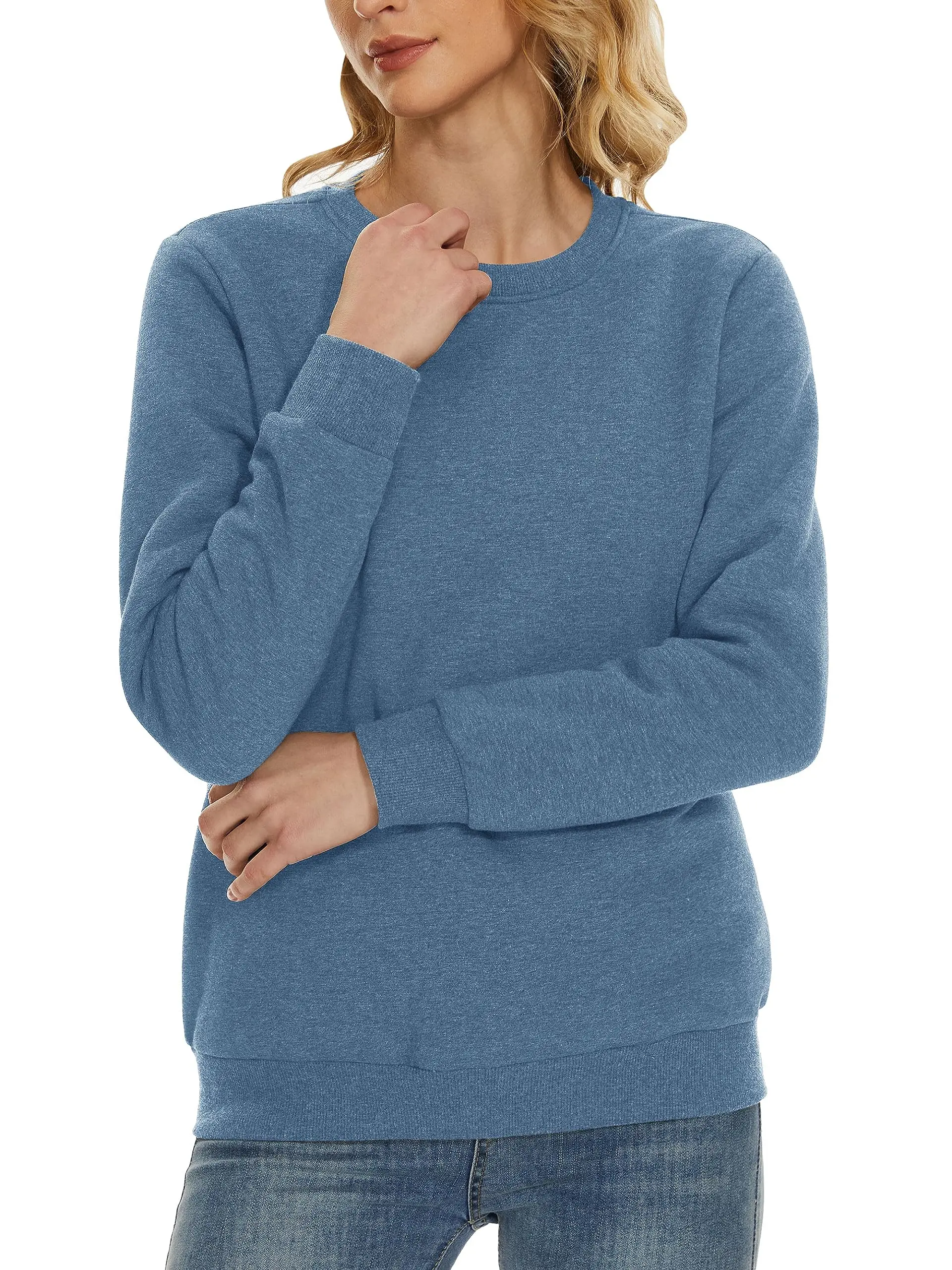TACVASEN Winter Sherpa Lined Sweatshirt Womens Thick Warm Fleece Sweatshirts Home Party Casual Hoodies Streetwear Pullover Tops