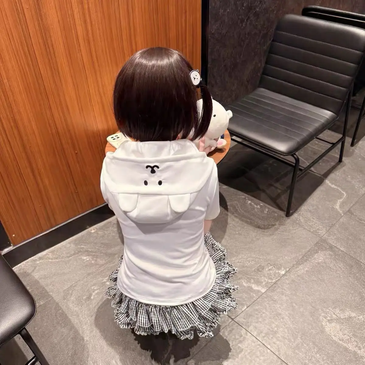HOUZHOU Y2k Harajuku Streetwear Hoodies Women Japanese Style Kawaii Sweet Cute Cartoon Print Zipper Sweatshirt Soft Girl New