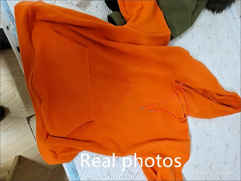 2025 Fashion Hoodies Sweatshirts Women's Fleece Coats Long-sleeve Loose Top Lady Pullover Casual Outerwear Autumn Winter 5colour