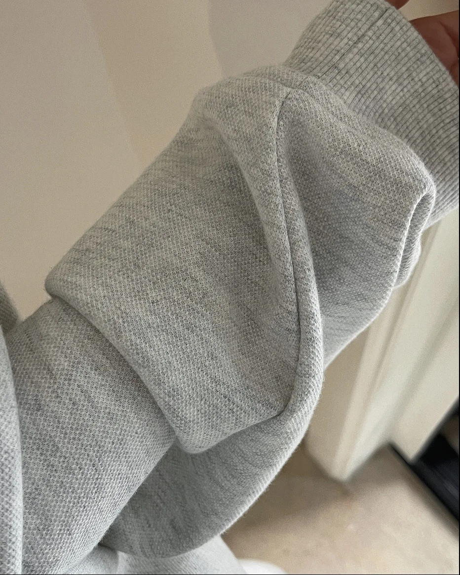 [LANMREM] Letter Hooded Sweatshirt For Women Zipper Cardigan Long Sleeve Casual Loose Top Fashion 2025 Autumn New 26D9799