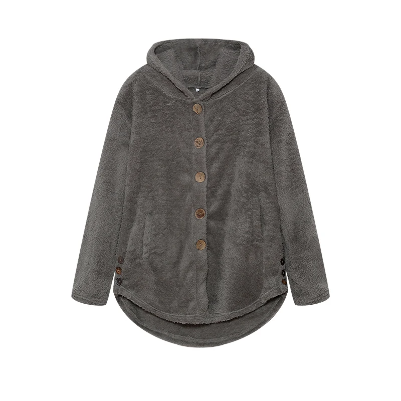Fashion Trend Autumn and Winter Press-pleated Printed Turn-collar Long-sleeved Shirt Two-piece Furry Coat