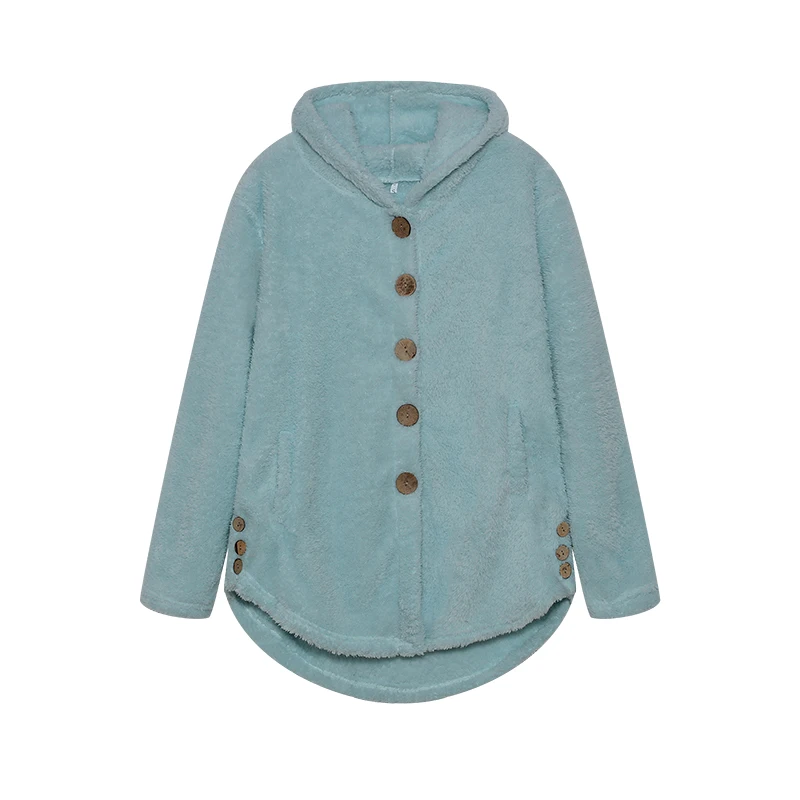 Fashion Trend Autumn and Winter Press-pleated Printed Turn-collar Long-sleeved Shirt Two-piece Furry Coat